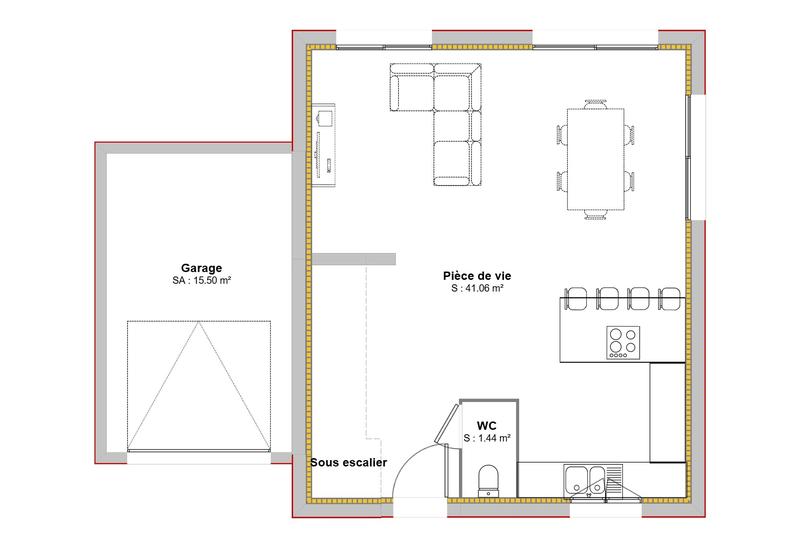 Maison - 85 m² - 4 pièces