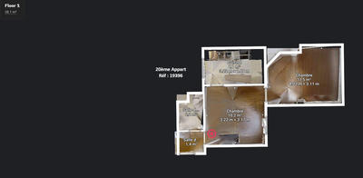 Appartement - 32 m² - 2 pièces