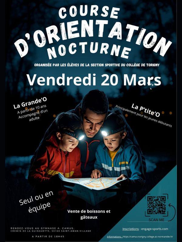Course d'orientation nocturne
