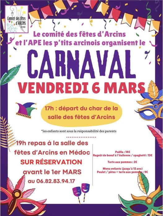 Carnaval à Arcins