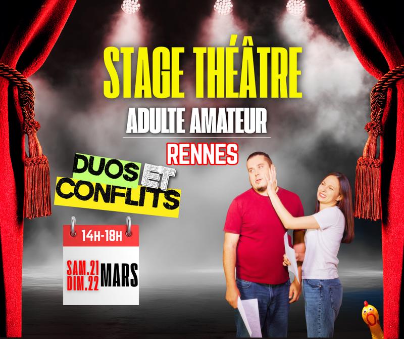 [Stage Théâtre Adultes] Tous niveaux :  débutant à confirmé
