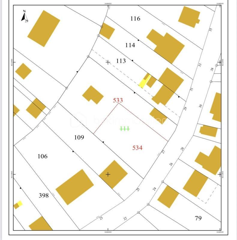 Terrain constructible - 550 m²