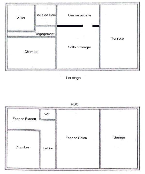 Maison ancienne - 106 m² - 5 pièces