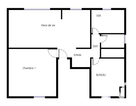 Appartement - 56 m² - 3 pièces