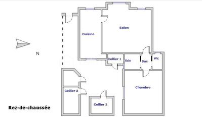 Maison - 47 m² - 2 pièces