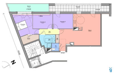 Appartement - 88 m² - 4 pièces