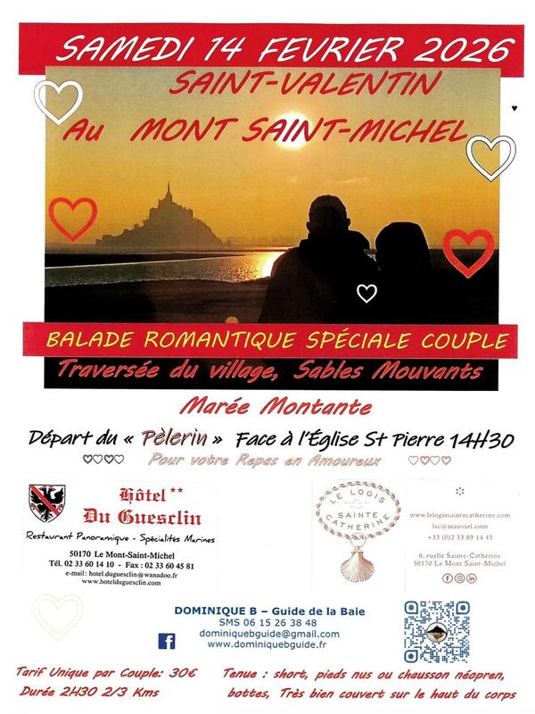 Balade romantique Saint Valentin