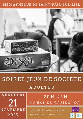 Soirée jeux de société