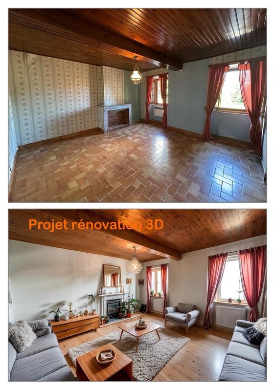 Maison - 100 m² - 5 pièces