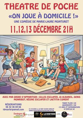 Théâtre de poche : &quot;On joue à domicile&quot;