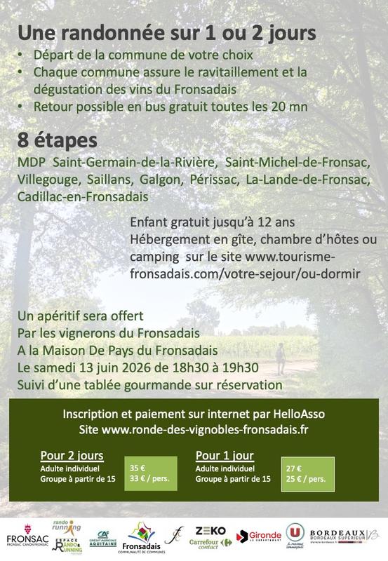 La Ronde des Vignobles en Fronsadais