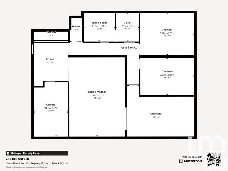 Appartement - 81 m² - 4 pièces