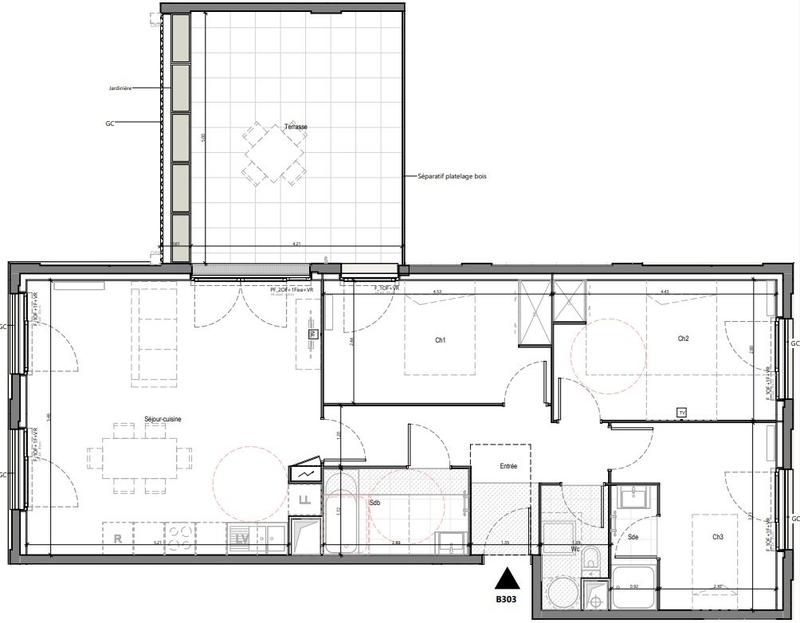 Appartement - 84 m² - 4 pièces