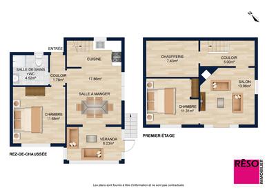 Châlet - 79 m² - 3 pièces