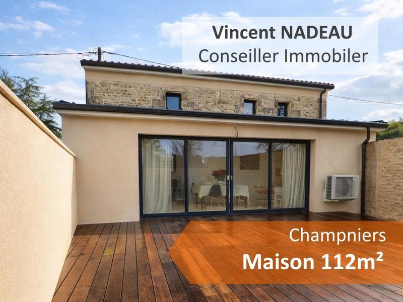 Maison - 112 m² - 4 pièces
