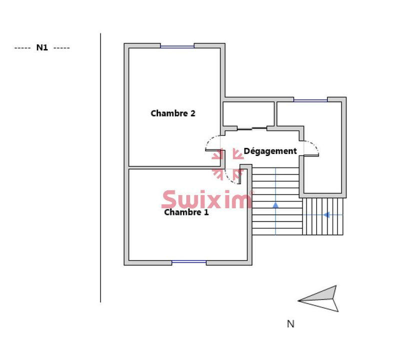 Maison - 80 m² - 5 pièces