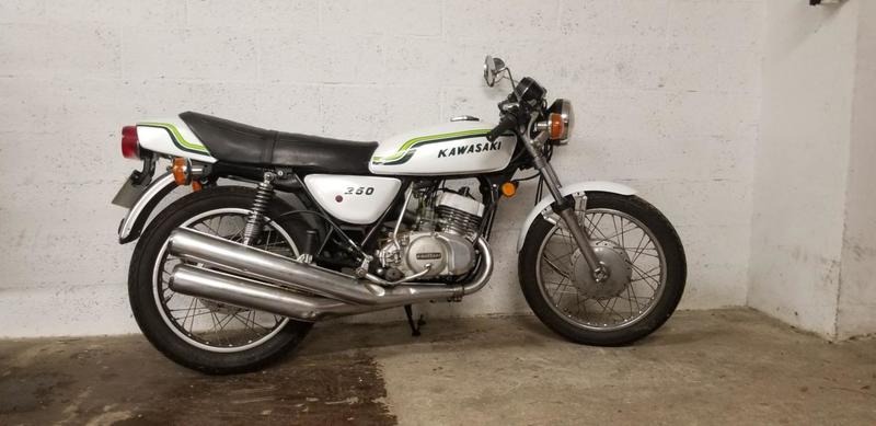 Kawasaki S1 250 kawasaki blanc 0250 705