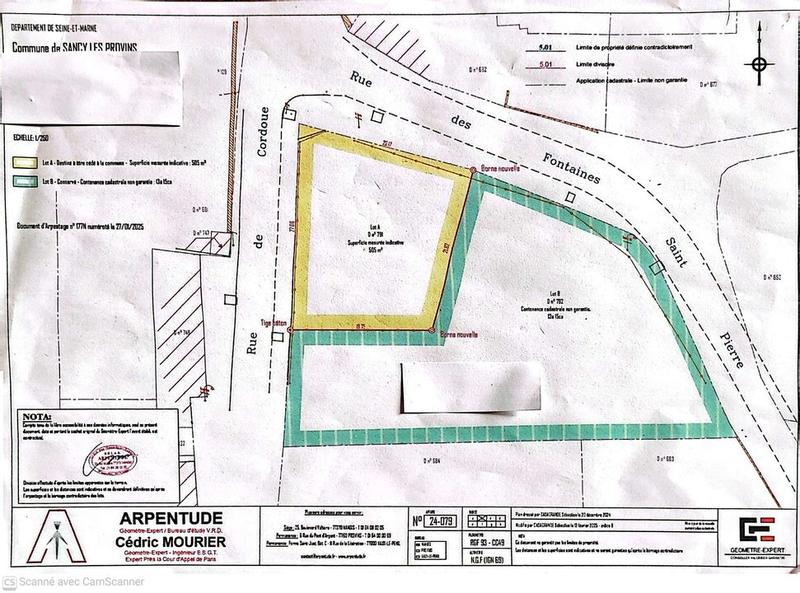 Terrain constructible - 1 315 m²