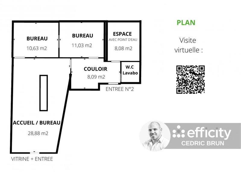 Local d'activité / Entrepôt - 68 m² - 4 pièces