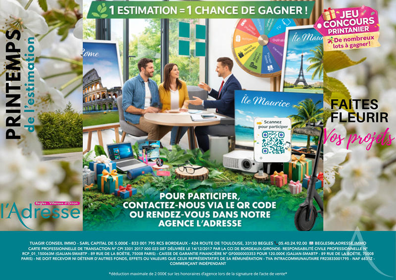 Appartement - 45 m² - 2 pièces