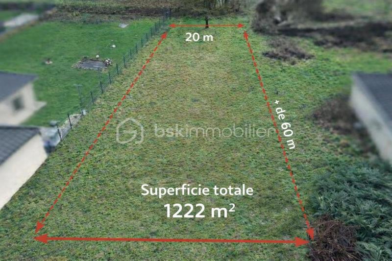 Terrain - 1 222 m²