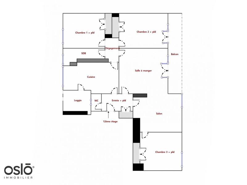 Appartement - 76 m² - 4 pièces