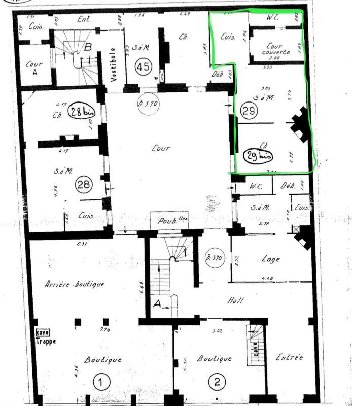 Appartement - 40 m² - 2 pièces