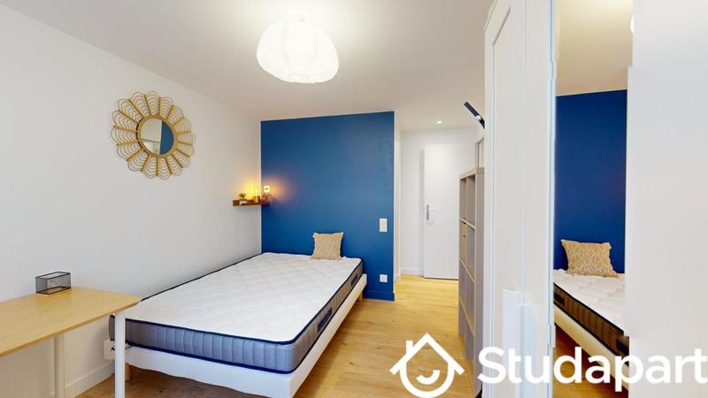 Chambre - 12 m² - 1 pièce