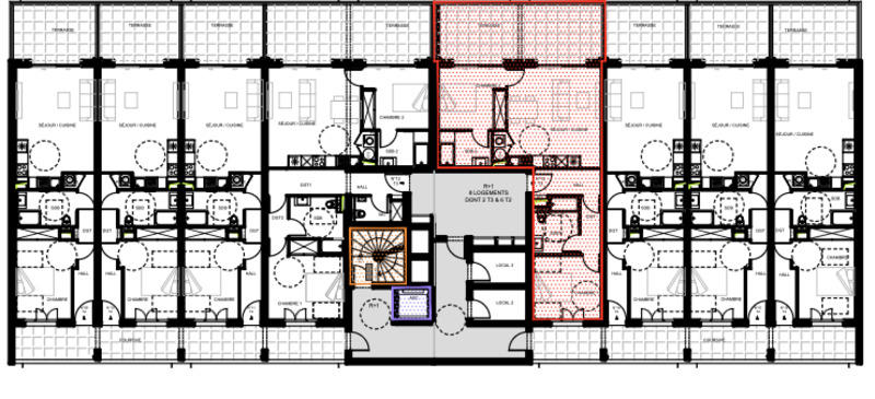 Appartement - 65 m² - 3 pièces