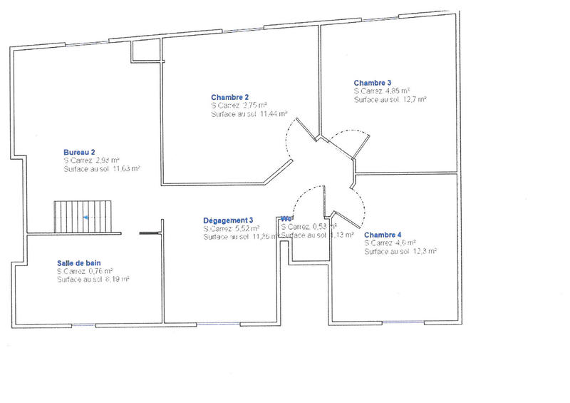 Appartement - 98 m² - 7 pièces