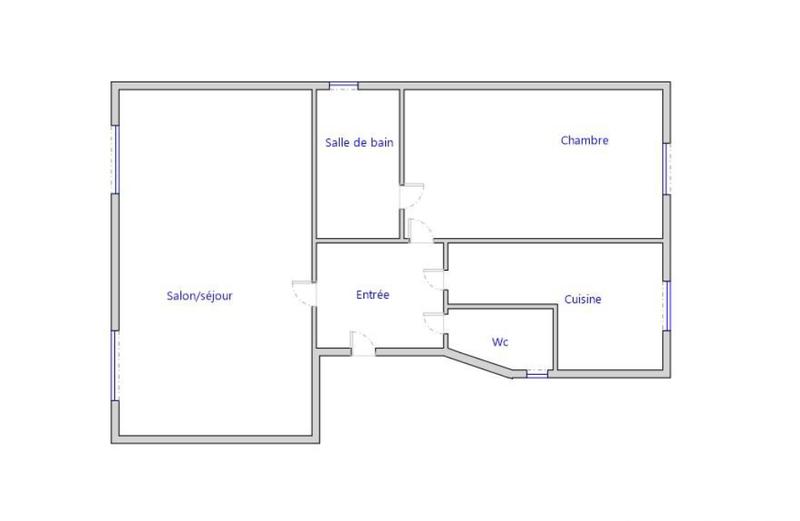 Appartement - 54 m² - 2 pièces