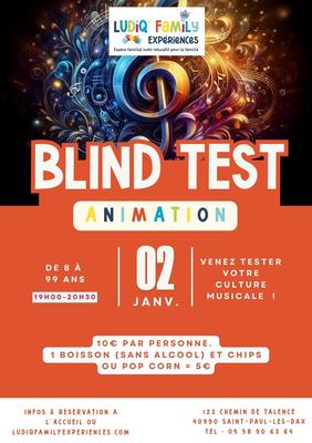 Soirée Blind Test Chez Ludiq' Family Expériences
