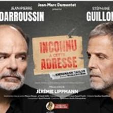 Inconnu à Cette Adresse -Tournée