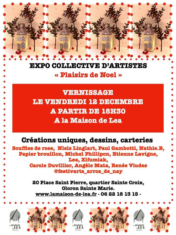 Vernissage de l'exposition &quot;Plaisirs de Noël&quot;