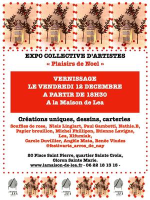 Vernissage de l'exposition &quot;Plaisirs de Noël&quot;