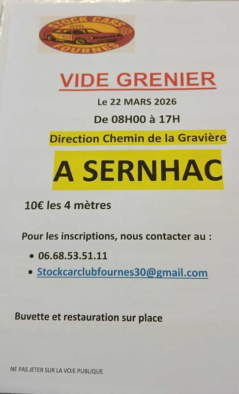 Vide grenier du stock car club de fournes