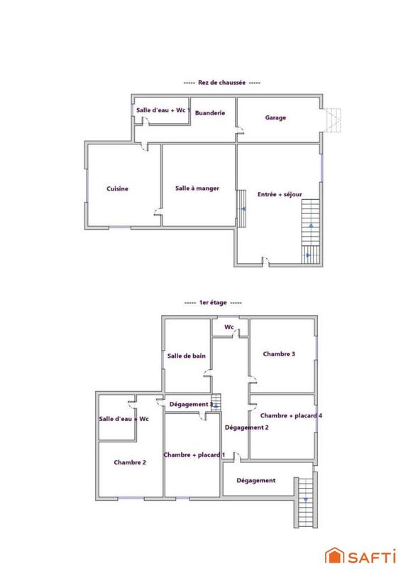 Maison - 219 m² - 6 pièces