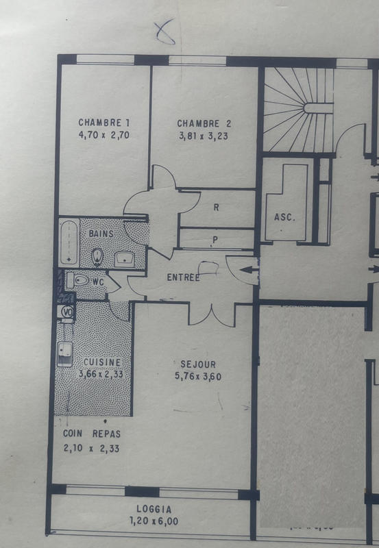 Appartement - 76 m² - 3 pièces