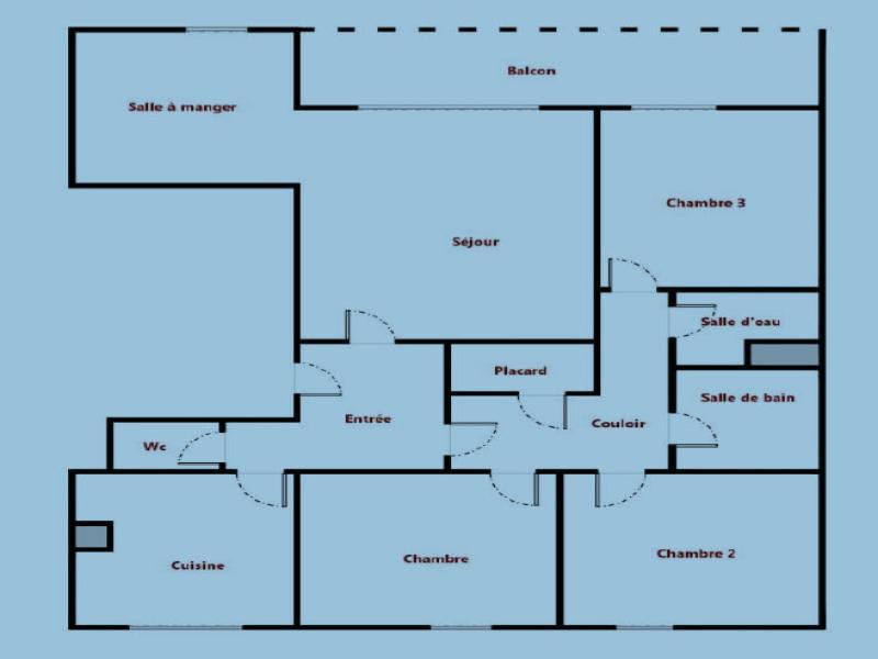 Appartement - 88 m² - 5 pièces