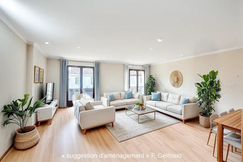 Appartement - 120 m² - 5 pièces