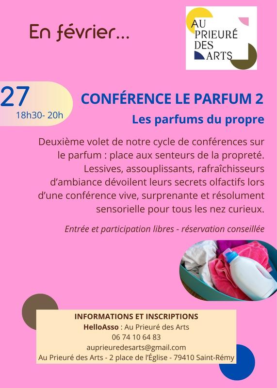 Conférence "le parfum" à Saint-Rémy