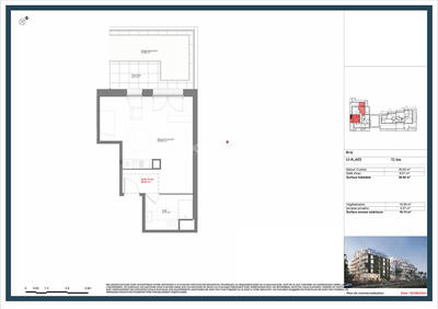 Appartement - 37 m² - 1 pièce