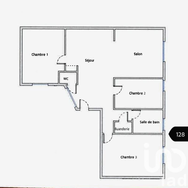 Appartement - 85 m² - 4 pièces