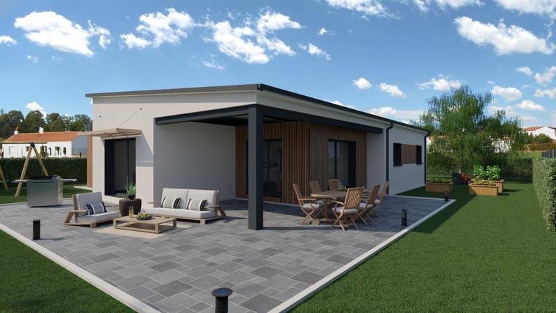 Terrain constructible - 1 200 m²