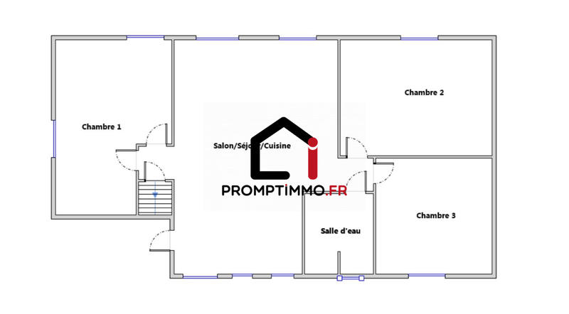 Maison - 77 m² - 5 pièces