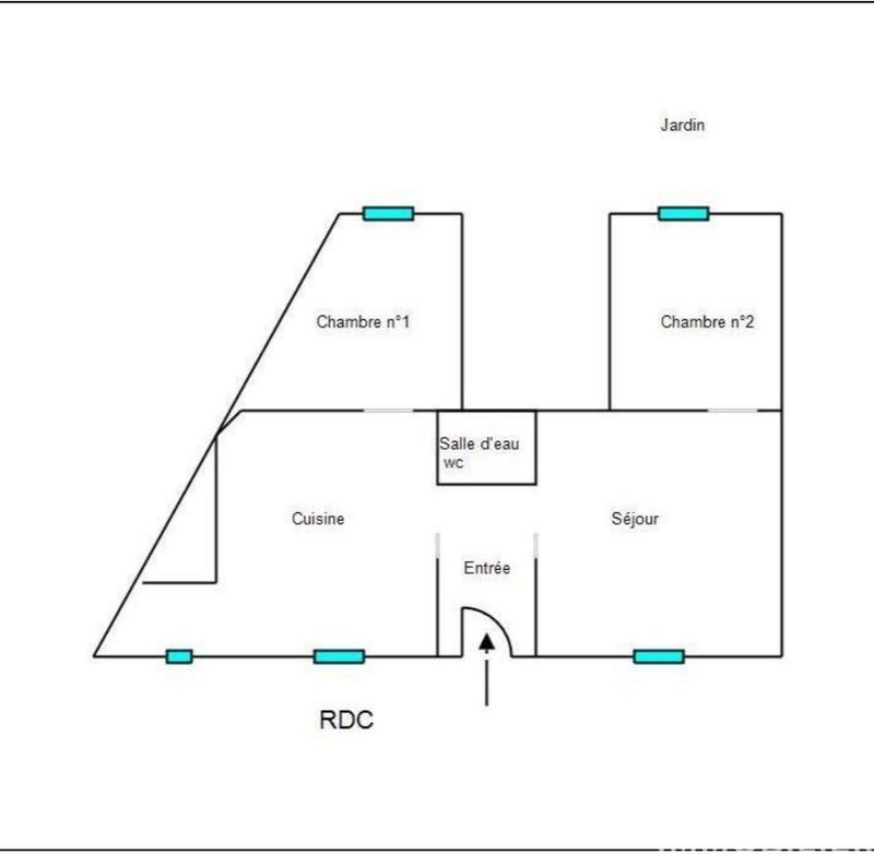 Appartement - 64 m² - 3 pièces