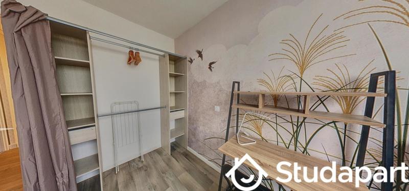 Chambre - 9 m² - 1 pièce