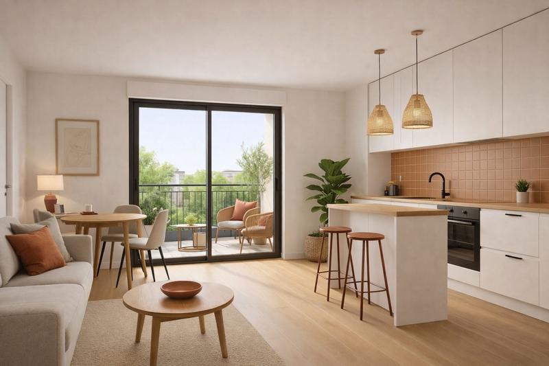 Appartement - 58 m² - 3 pièces