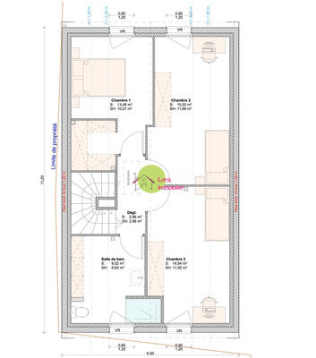 Maison - 80 m² - 5 pièces