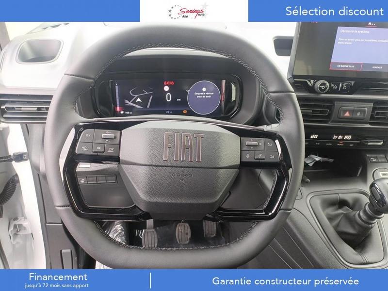 Fiat Doblo BlueHDi 130 Bvm6 Camera Ar+Radar Av+Ar Grip Control Sieges Av Chauffant